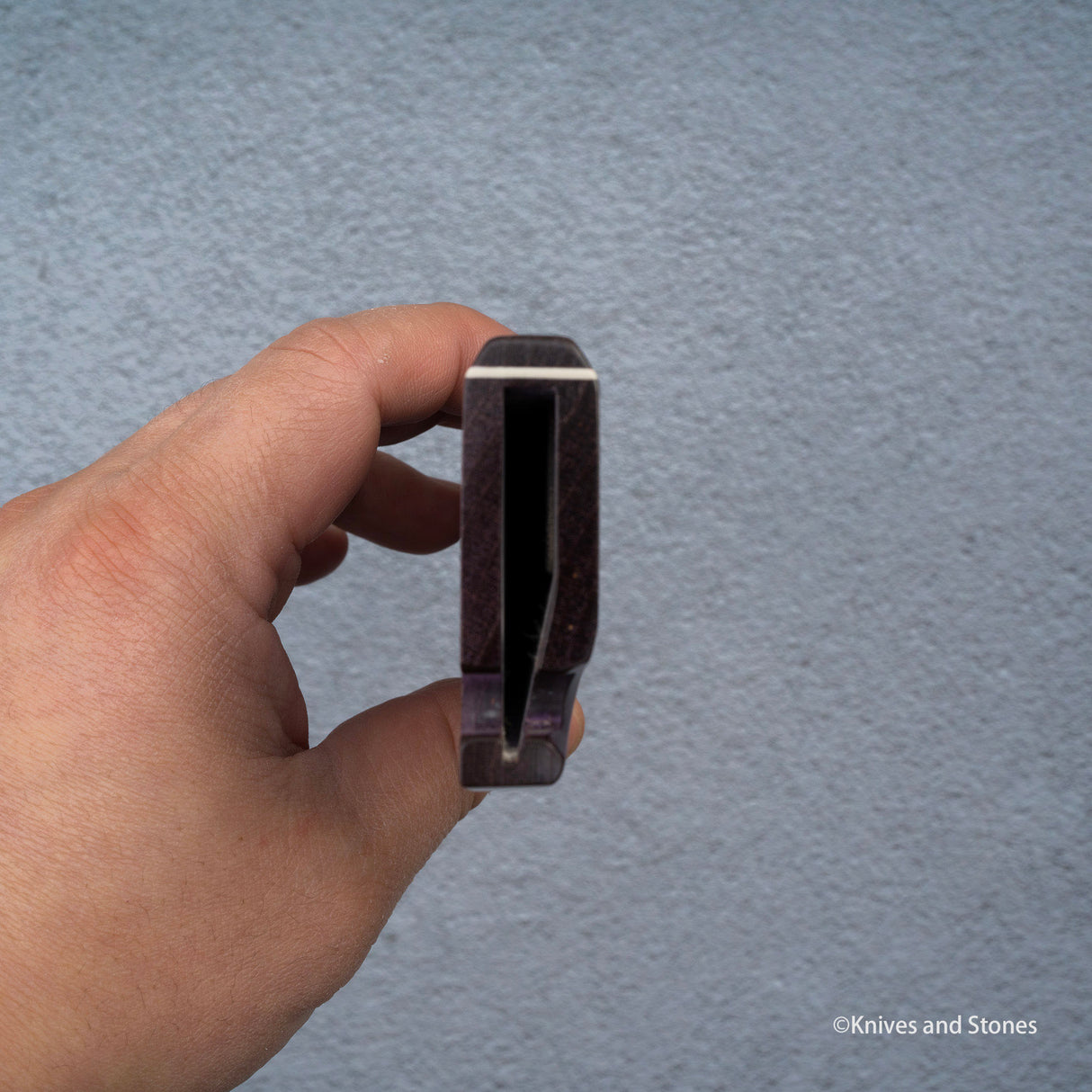 K&S Magnetic Kiritsuke Yanagiba Saya & Handle Set Stabilized Curly Maple / Ebony / Pau Rosa