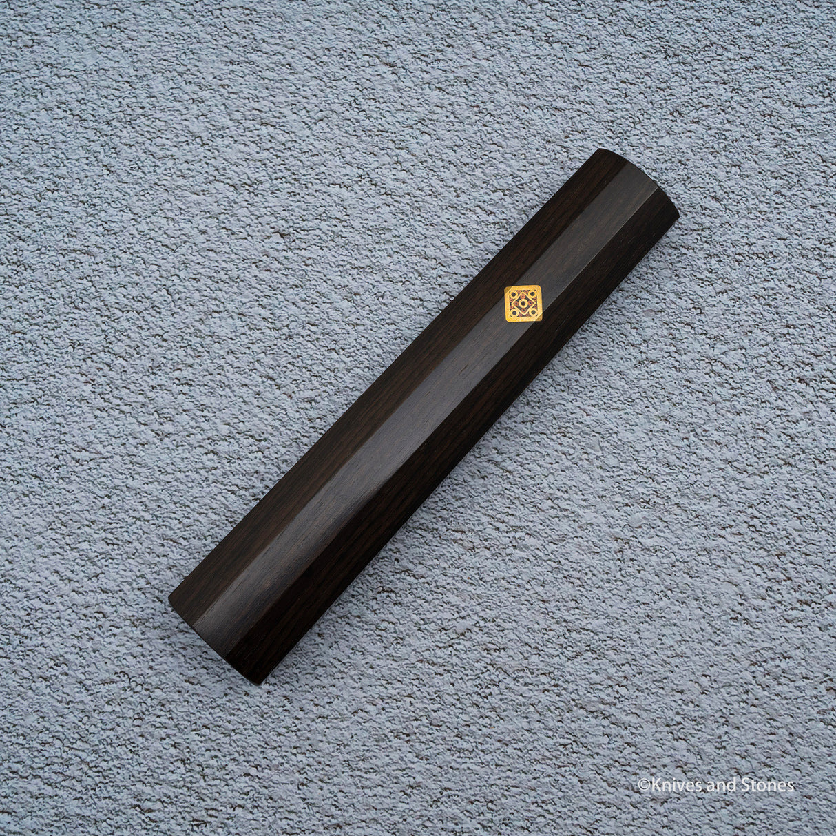 K&S Magnetic 240mm Gyuto Saya & Handle Set Stabilized Curly Maple / Ebony