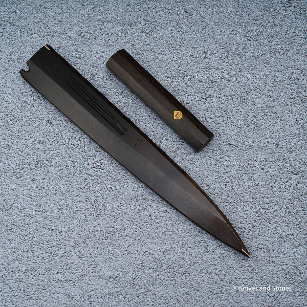 K&S Yanagiba 磁性刀柄套裝 穩定捲曲楓木/黑檀木/玫瑰木