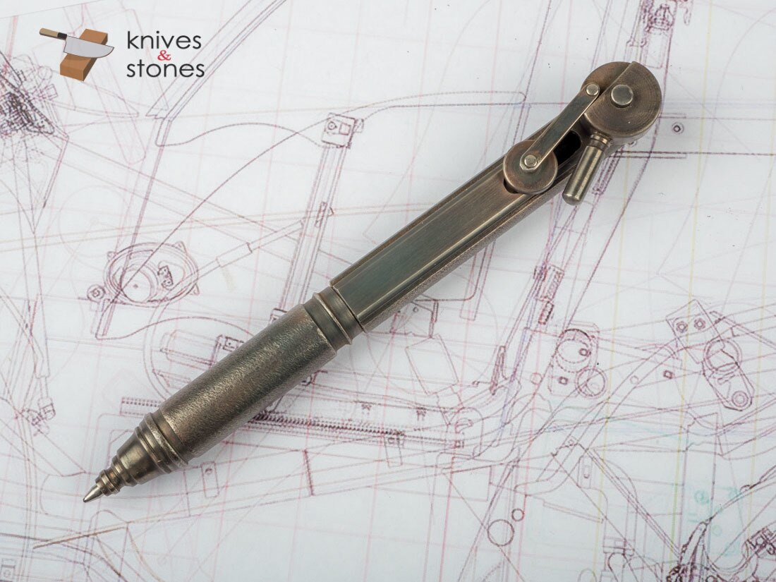 栓動筆 - 中山英俊 (Hidetoshi Nakayama) 的青銅色 Steam Shift 筆