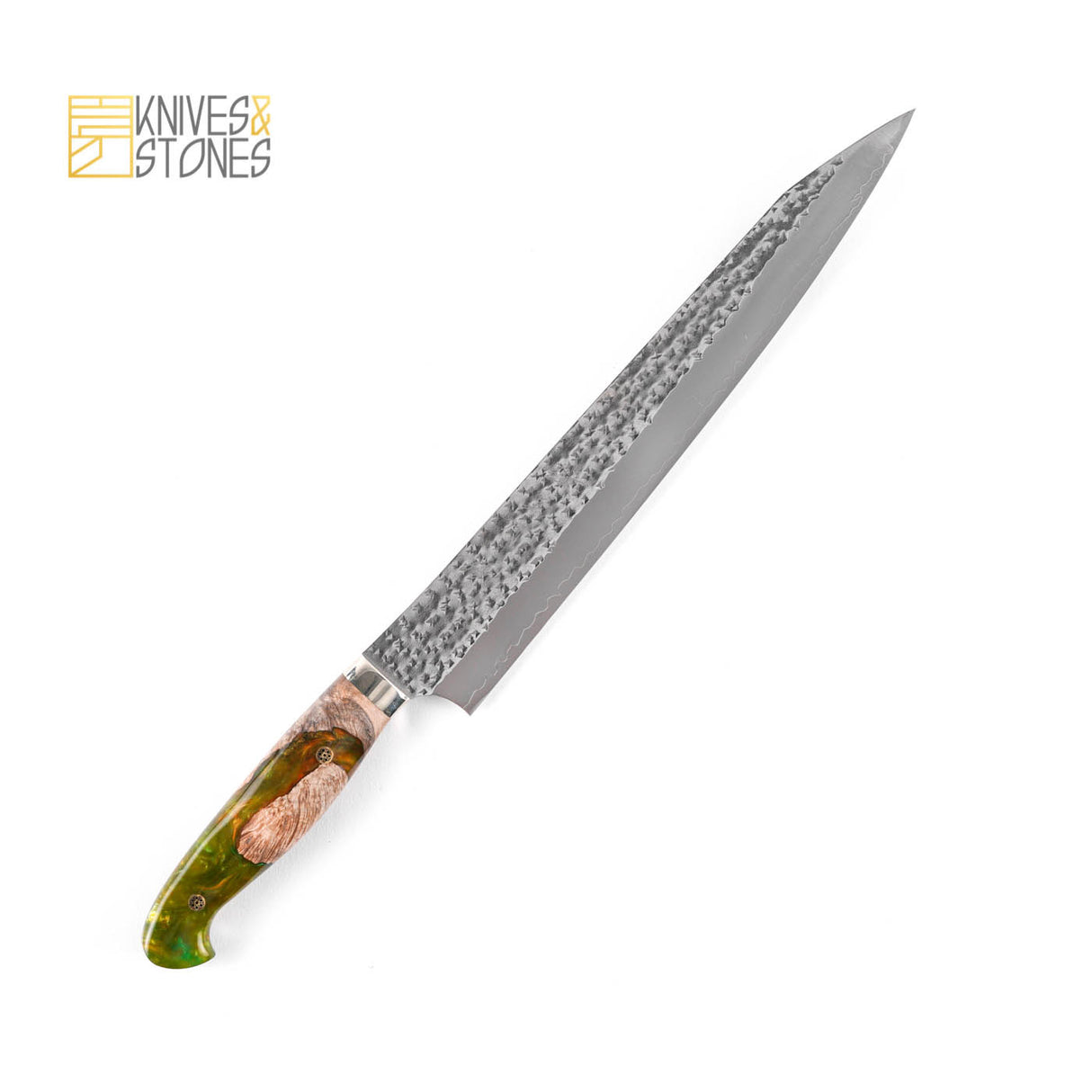 K&S SPECIAL Kurosaki Senko (閃光) SG2/R2 K-tip Sujihiki 270 mm 西式手柄