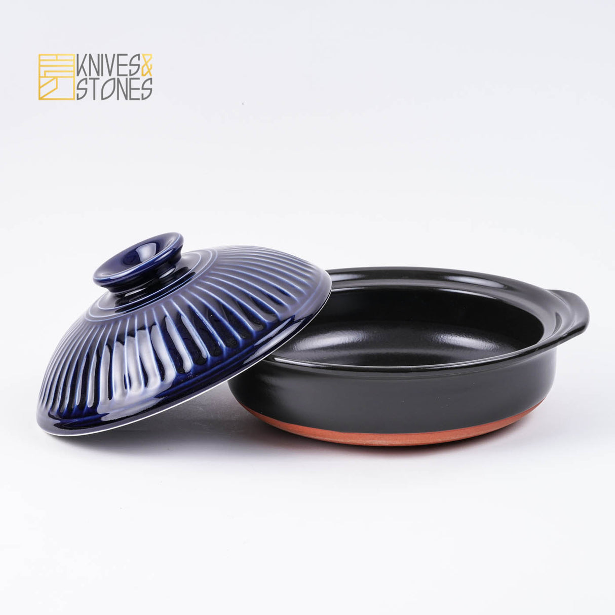 日式土鍋 - 銀浦藍菊