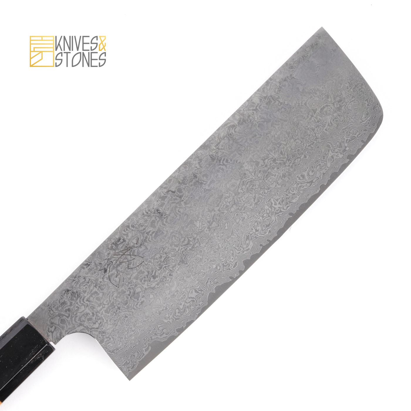 Hatsukokoro Ginsan 大馬士革 Tsuchime Nakiri 170 毫米,柚木手柄,由 Yoshihiro Yauji 設計