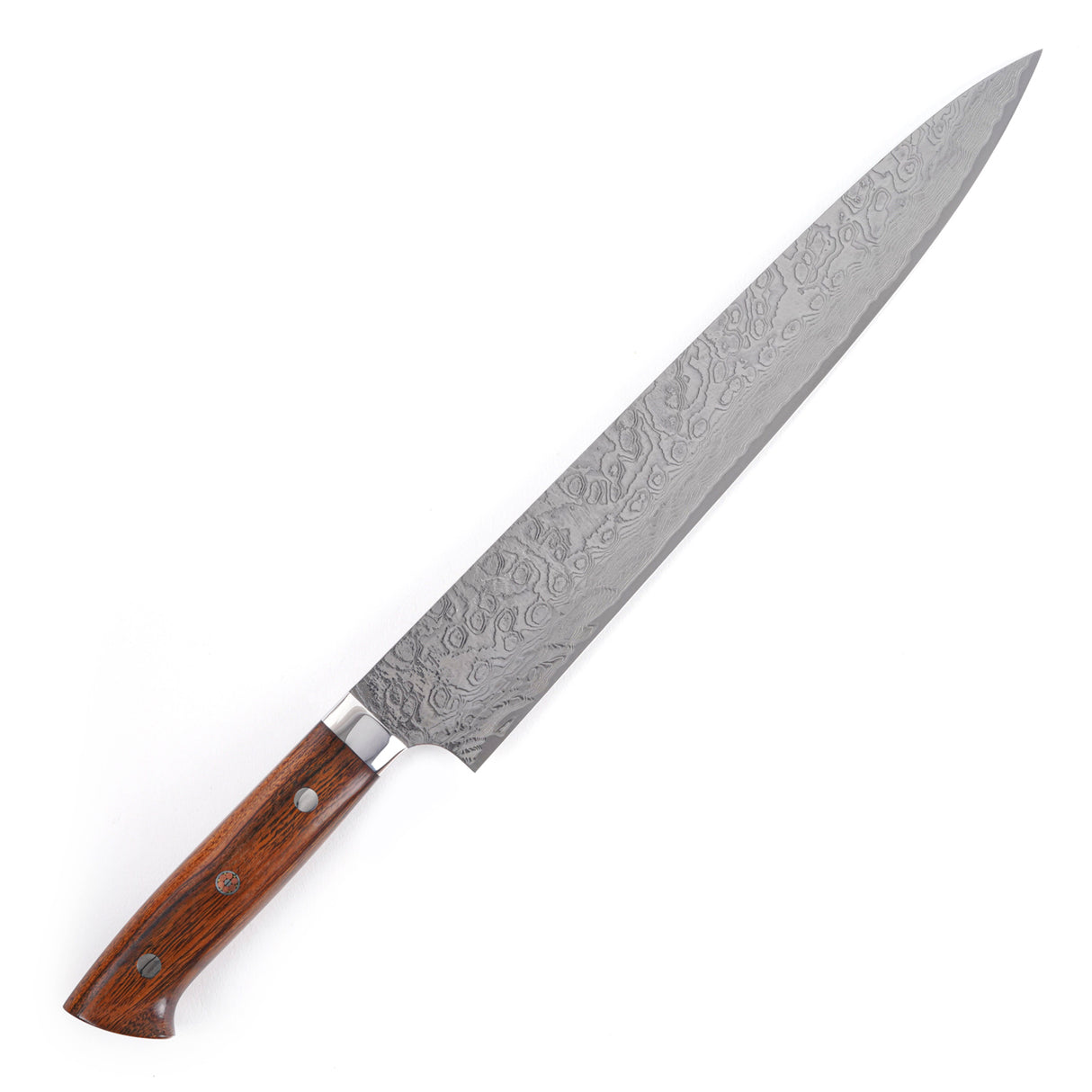 Takeshi Saji Diamond Damascus R2 Sujihiki 270mm Ironwood Handle