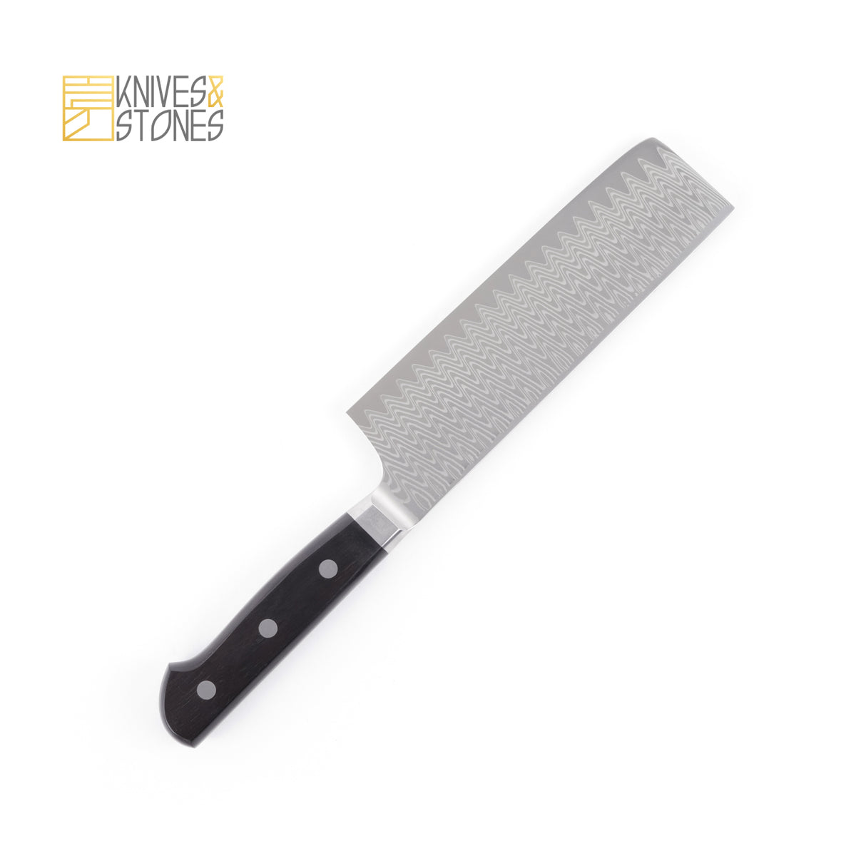 Hatsukokoro Hayabusa HAP-40 大馬士革 Nakiri 165 毫米 附西式手柄