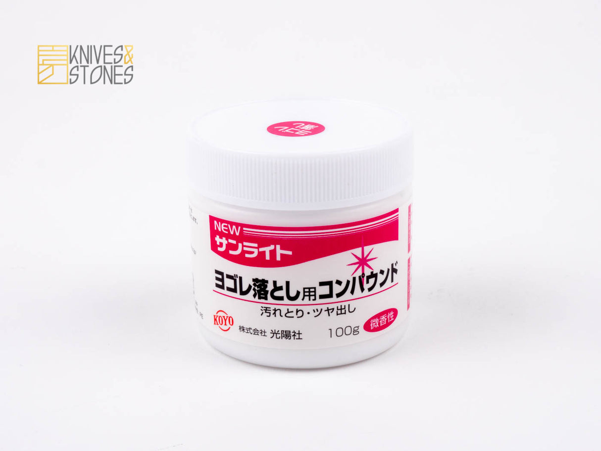 Koyo Sunlite 拋光膏(紅色,用於去除污垢)100g Koyo-Sha