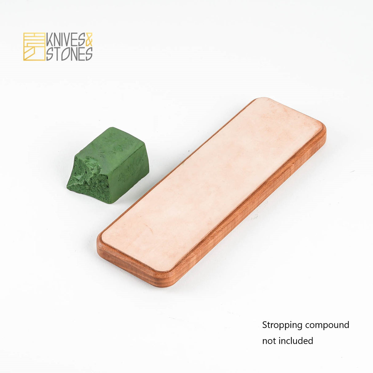 K&S 磁性皮革磨刀帶 24cm x 8cm - 細砂