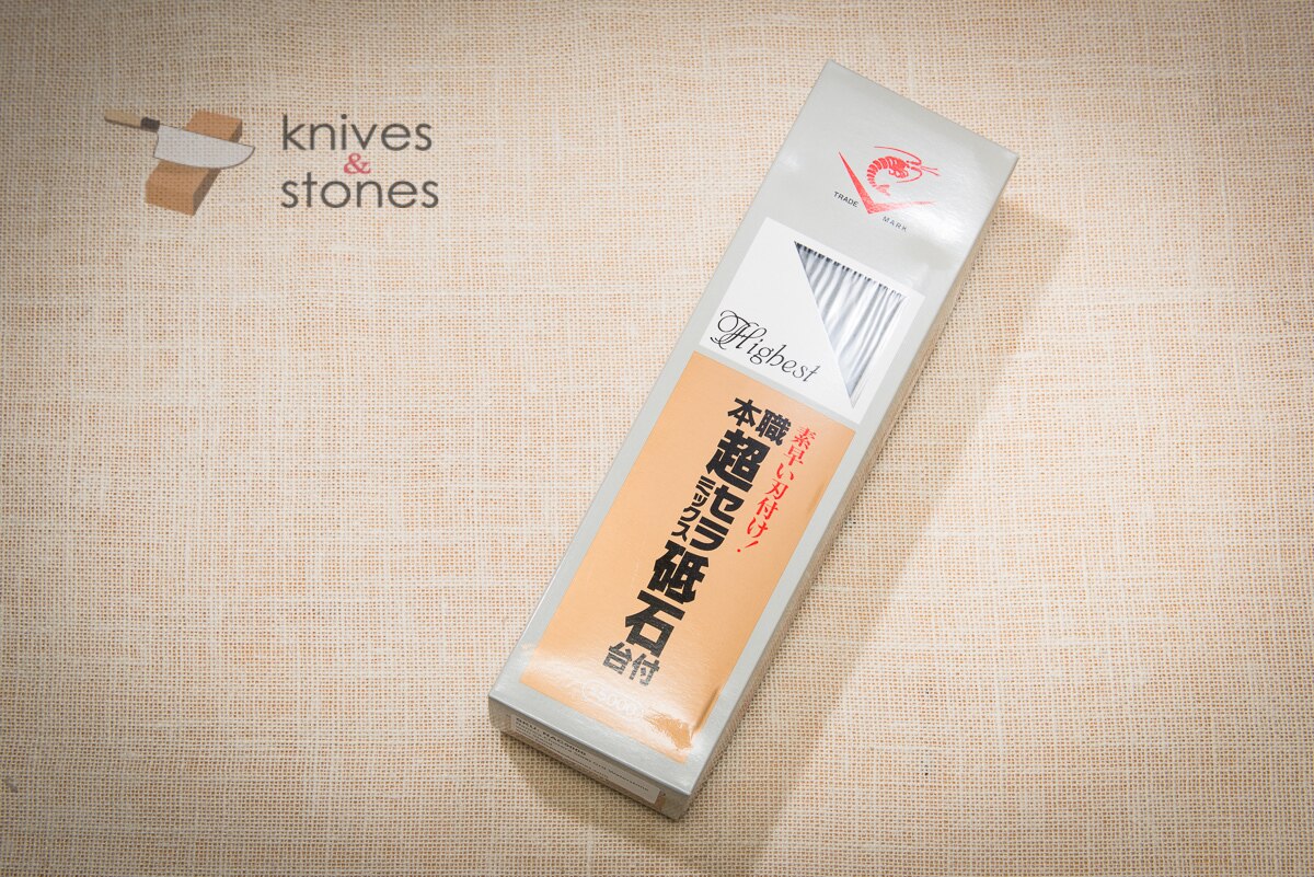 Naniwa Chosera 5000 grit Japanese waterstone with stand