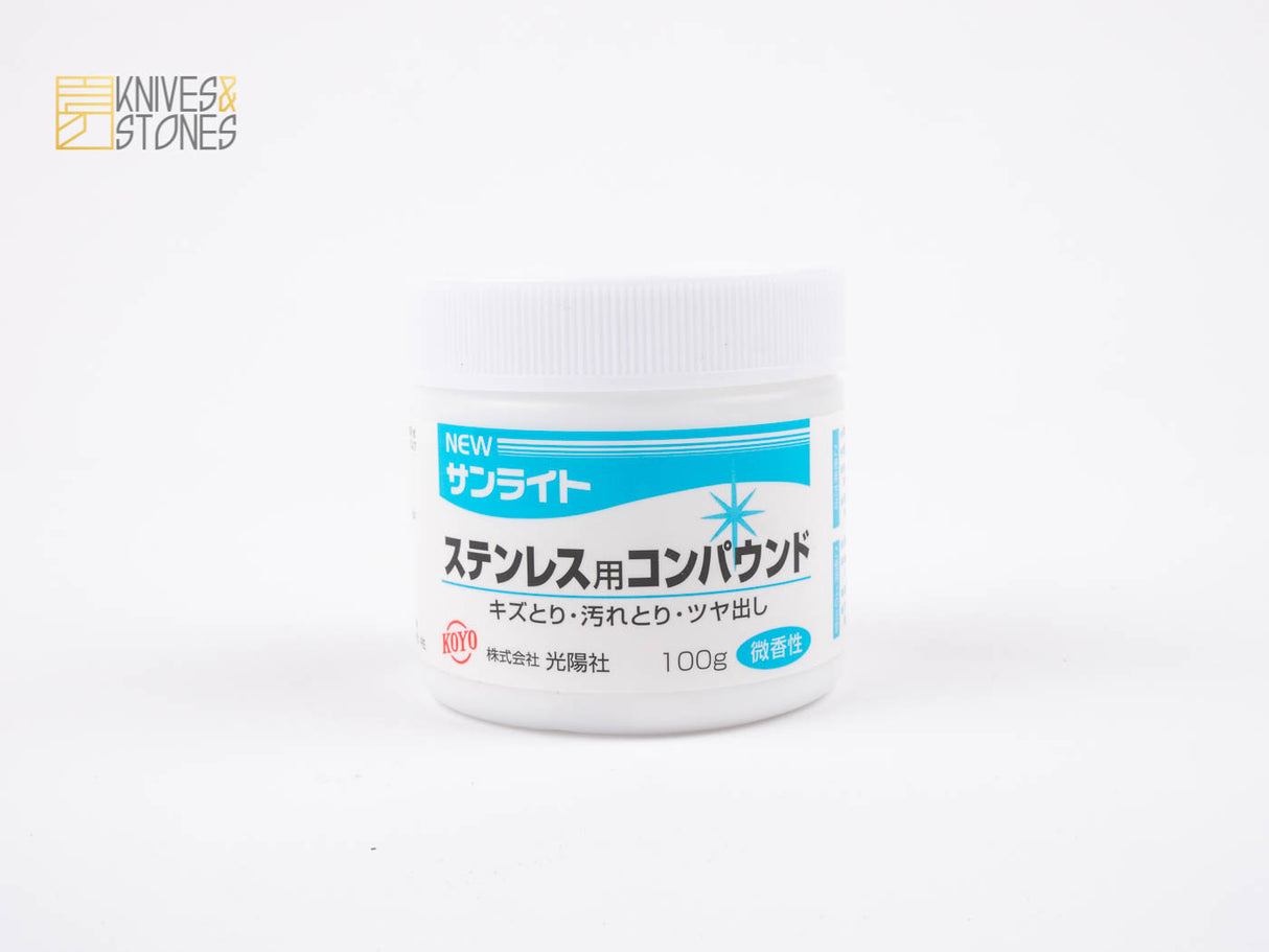 Koyo Sunlite Polishing Paste (Blue for Steel) 100g Koyo-sha