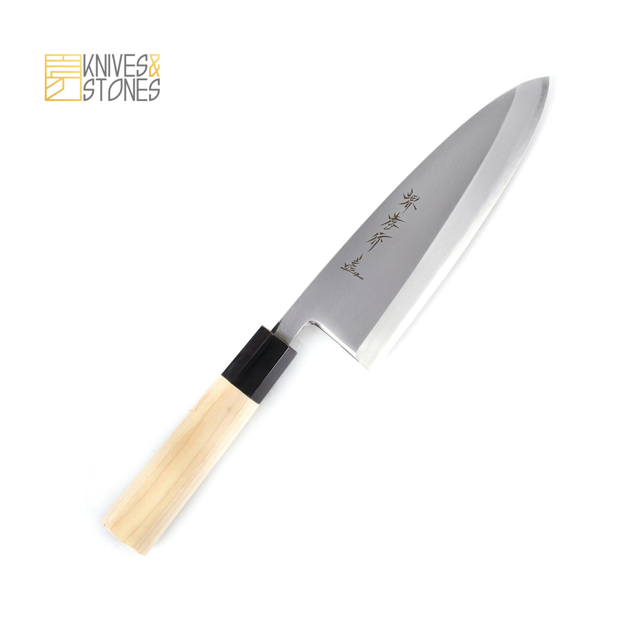 Sakai Takayuki Ginsanko Deba 180mm 搭配 Ho 木手柄