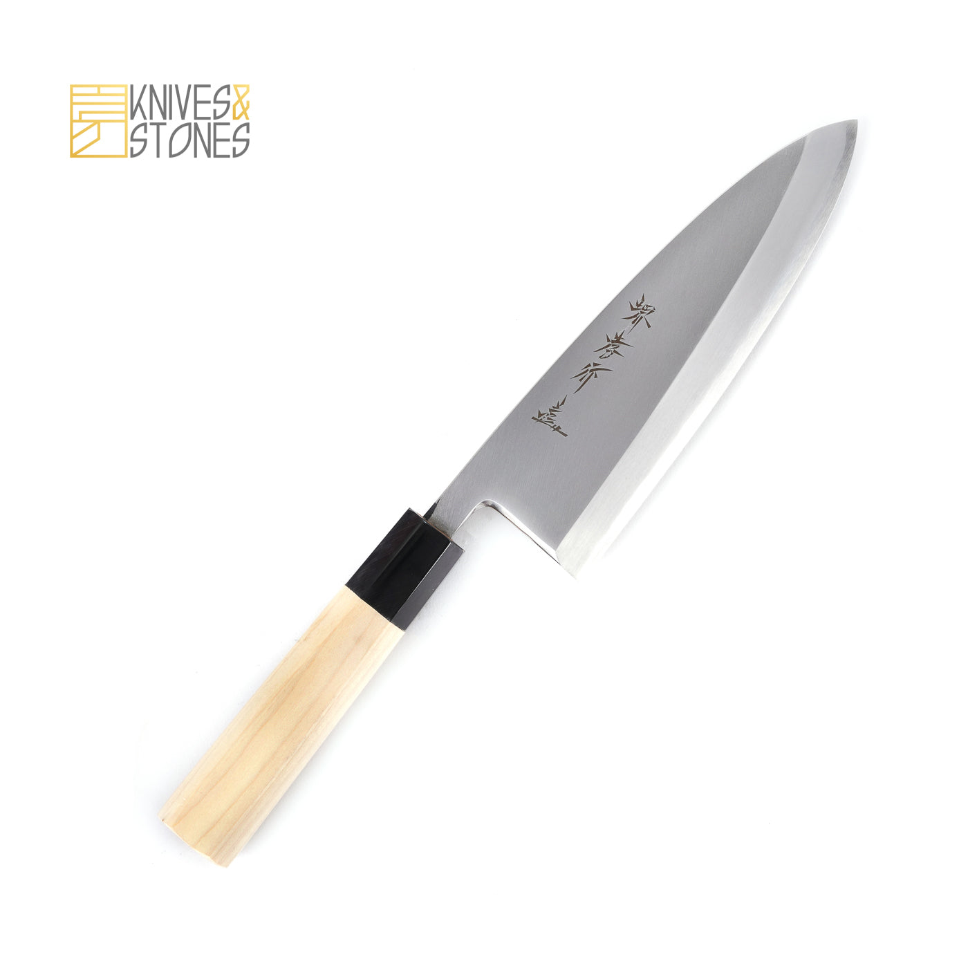 Sakai Takayuki Ginsanko Deba 180mm 搭配 Ho 木手柄