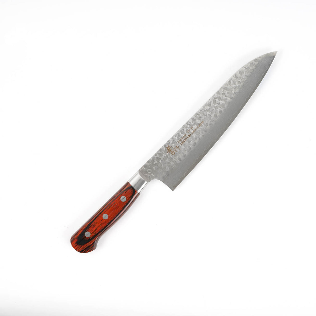 Sakai Takayuki VG10 Gyuto 210毫米(8.9吋)33層錘紋大馬士革