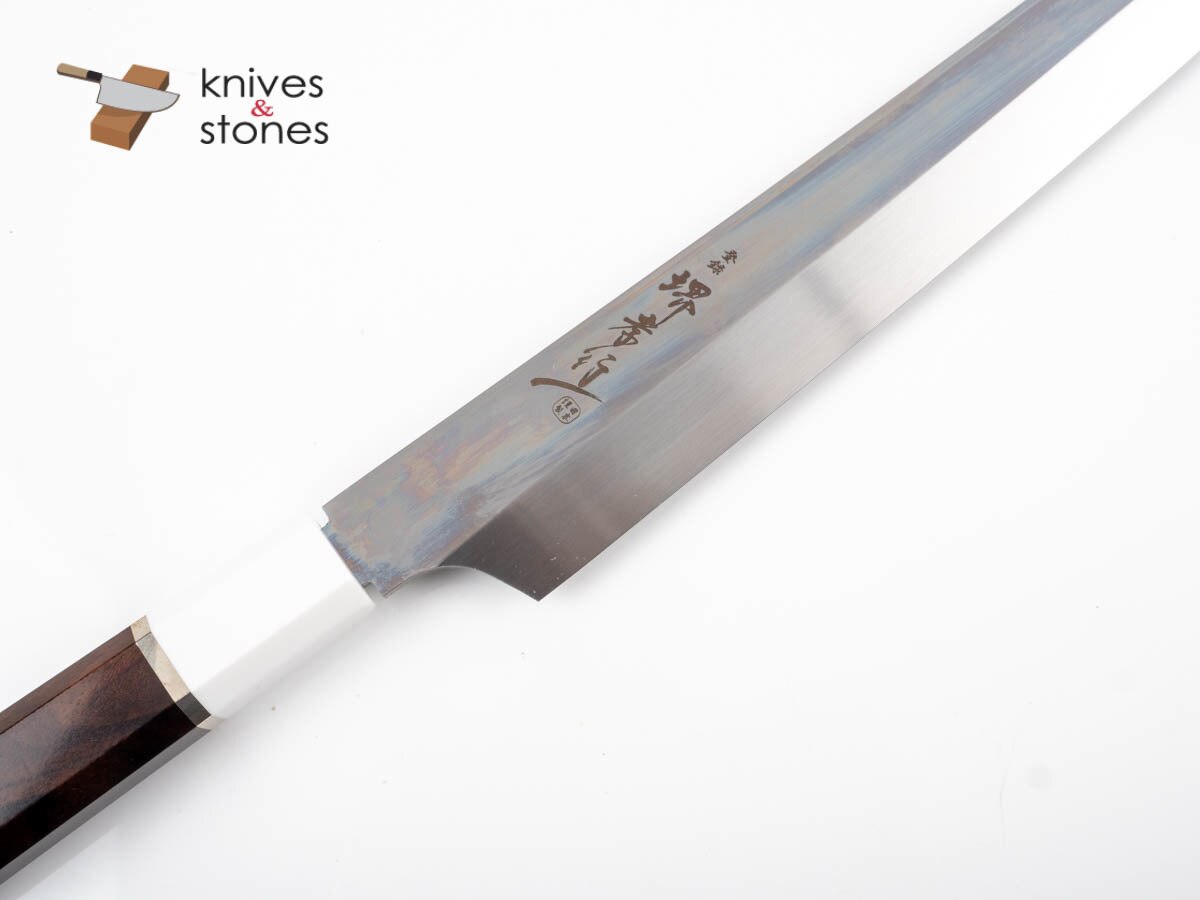 Sakai Takayuki GinRyu (銀龍) - Swedish Steel Honyaki Kiritsuke Yanagiba with Corian Handle