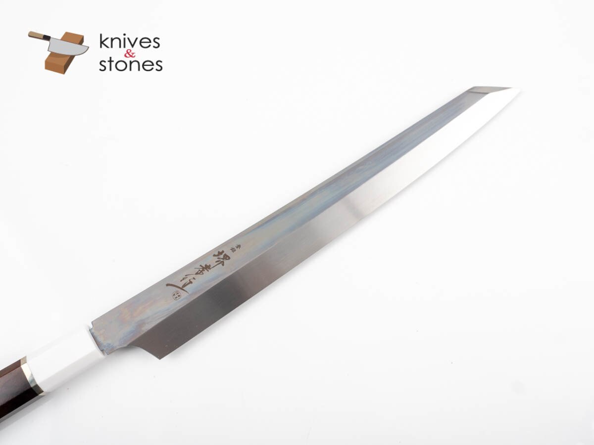 Sakai Takayuki GinRyu (銀龍) - Swedish Steel Honyaki Kiritsuke Yanagiba with Corian Handle