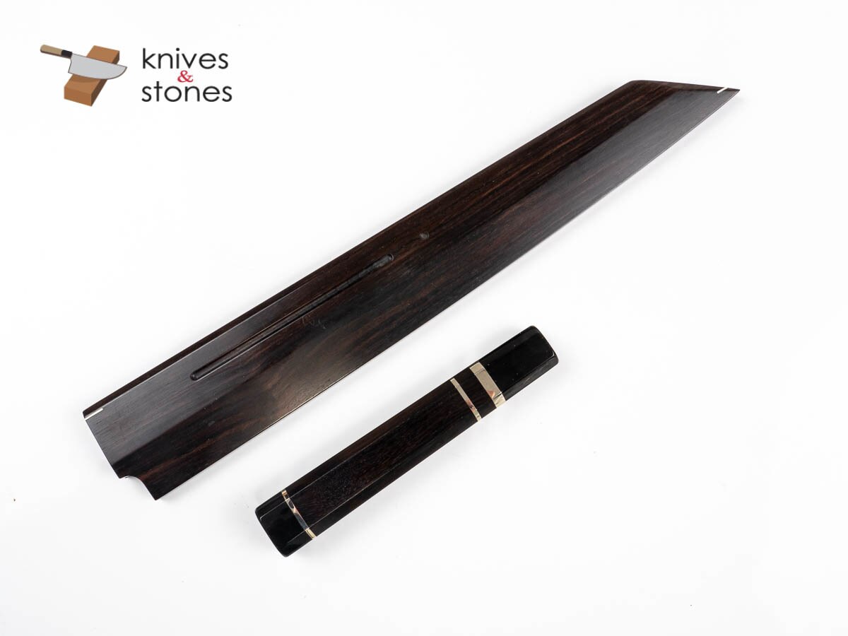 K&S 訂製黑檀木把手和 Saya 套裝