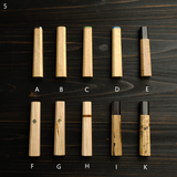 K&S 樣品特賣：牛刀專用八角柄（淺色系木紋）210mm