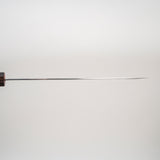Nakagawa Ginsan 寬斜角牛刀 240 毫米，配黑檀木八角手柄