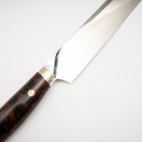 池田義一 白 3 Honyaki Sakimaru Sujihiki 330mm 波紋鐵木手柄 SP1
