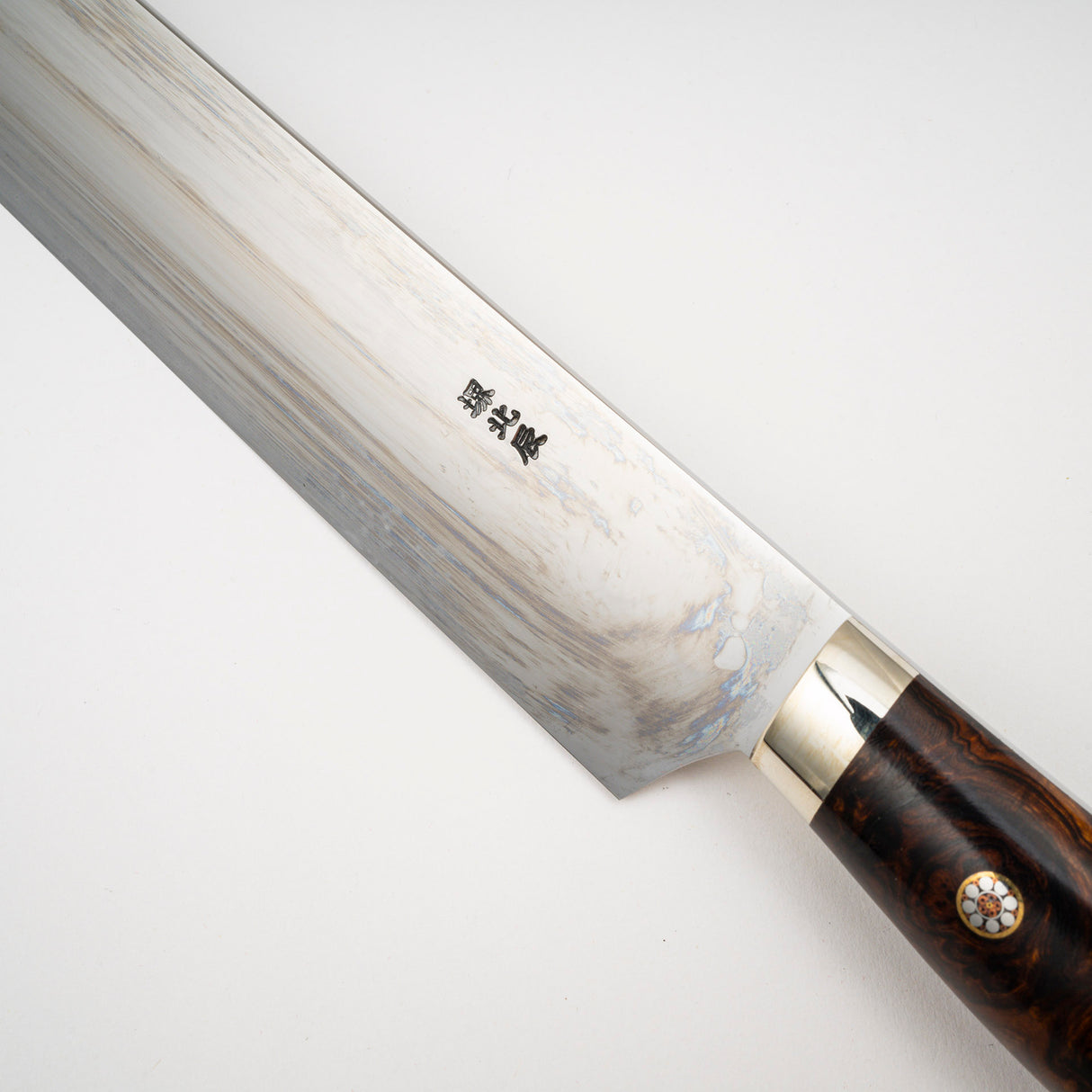 池田義一 白 3 Honyaki Sakimaru Sujihiki 330mm 波紋鐵木手柄 SP1