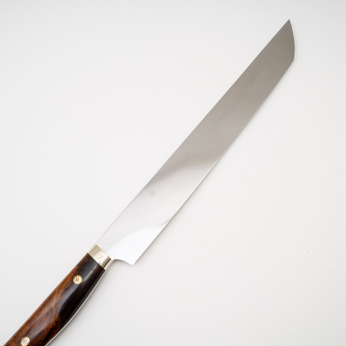 池田義一 白 3 Honyaki Sakimaru Sujihiki 270mm 富士山刃紋鐵木手柄 SP1