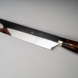 池田義一 白 3 Honyaki Sakimaru Sujihiki 270mm 富士山刃紋鐵木手柄 SP1