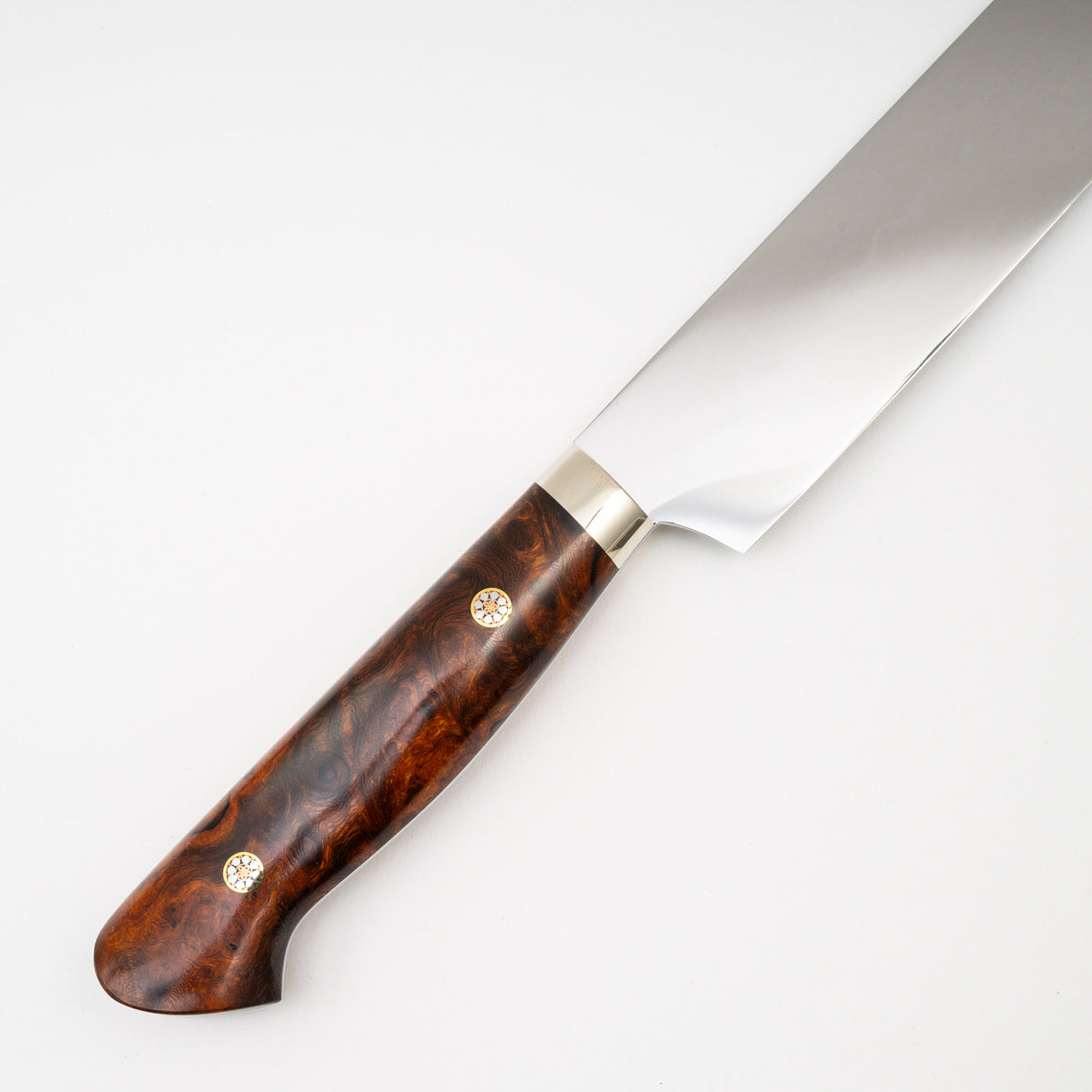 池田義一 白 3 Honyaki Sakimaru Sujihiki 270mm Wave Hamon 鐵木手柄 SP1
