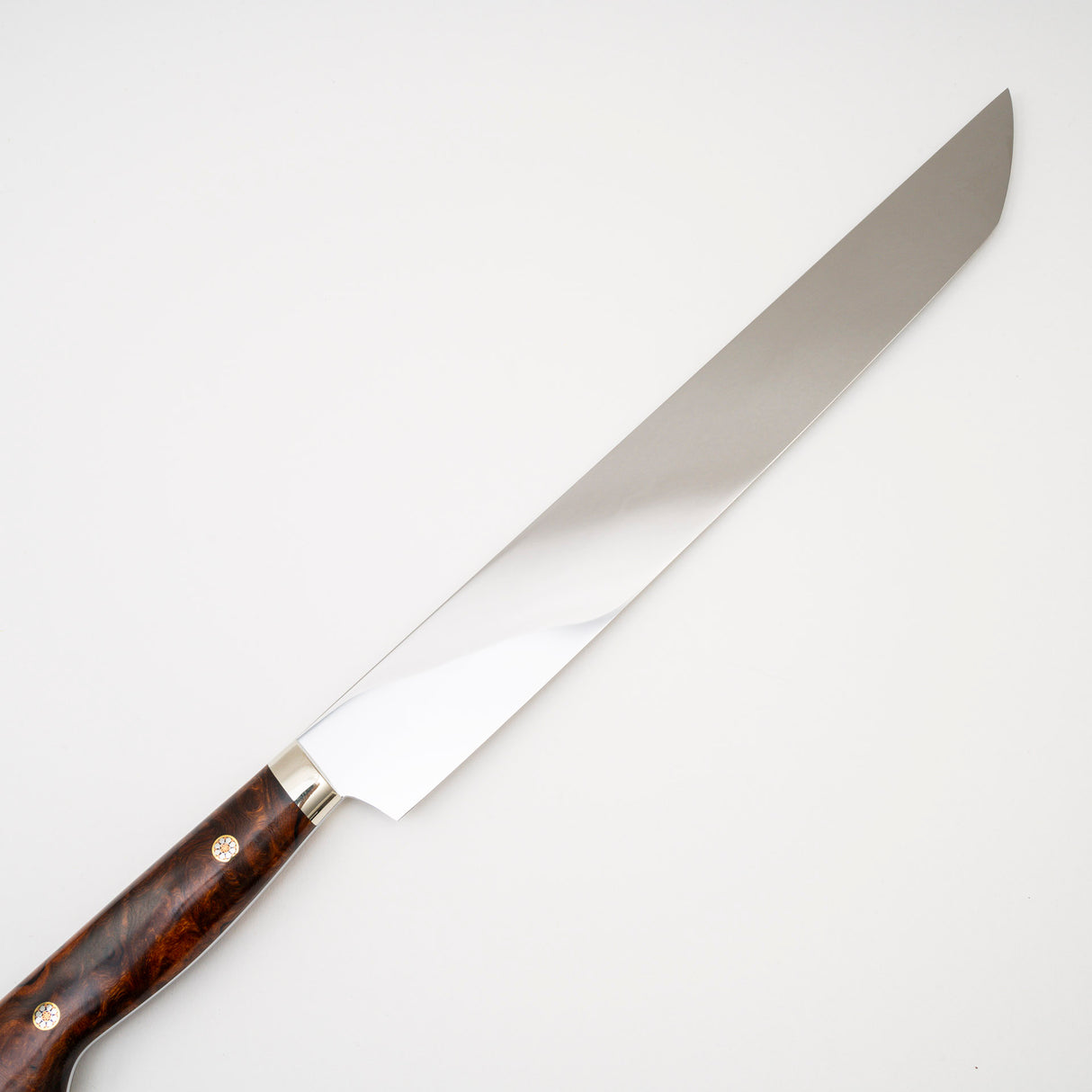 池田義一 白 3 Honyaki Sakimaru Sujihiki 270mm Wave Hamon 鐵木手柄 SP1