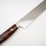 池田義一 白 3 Honyaki Sakimaru Sujihiki 270mm Wave Hamon 鐵木手柄 SP1