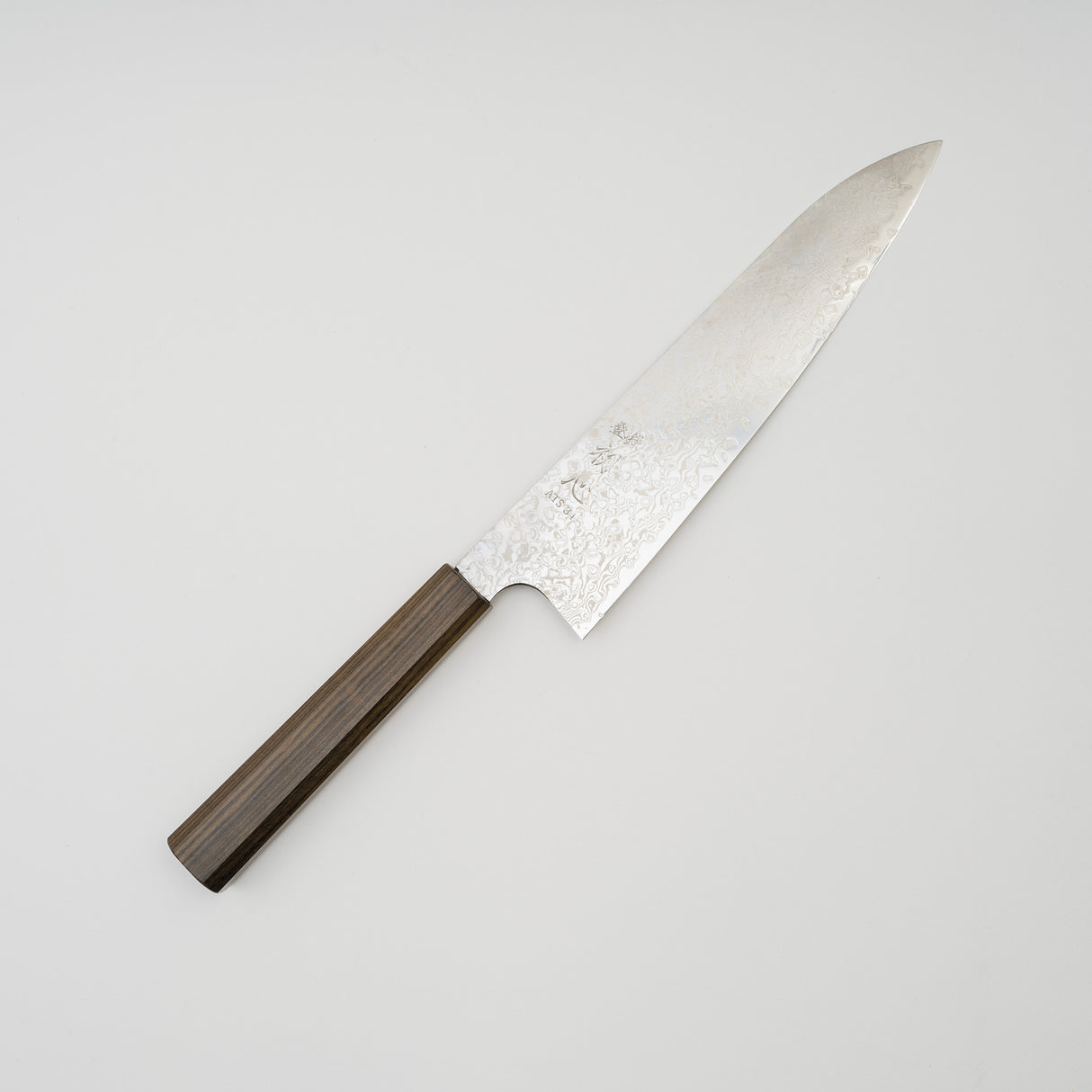 Hatsukokoro Ginga ATS34 Damascus Gyuto 210mm