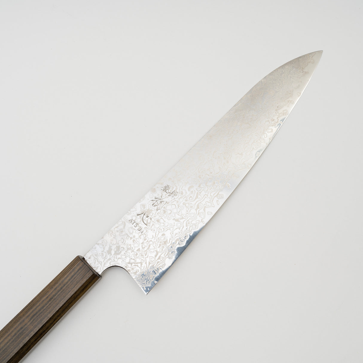 Hatsukokoro Ginga ATS34 Damascus Gyuto 210mm
