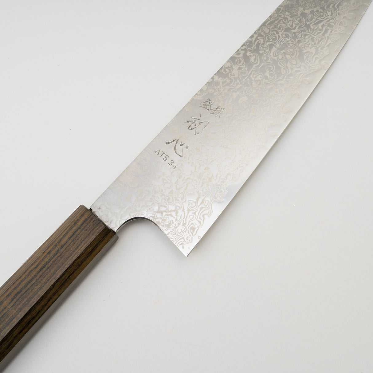 Hatsukokoro Ginga ATS34 Damascus Gyuto 210mm