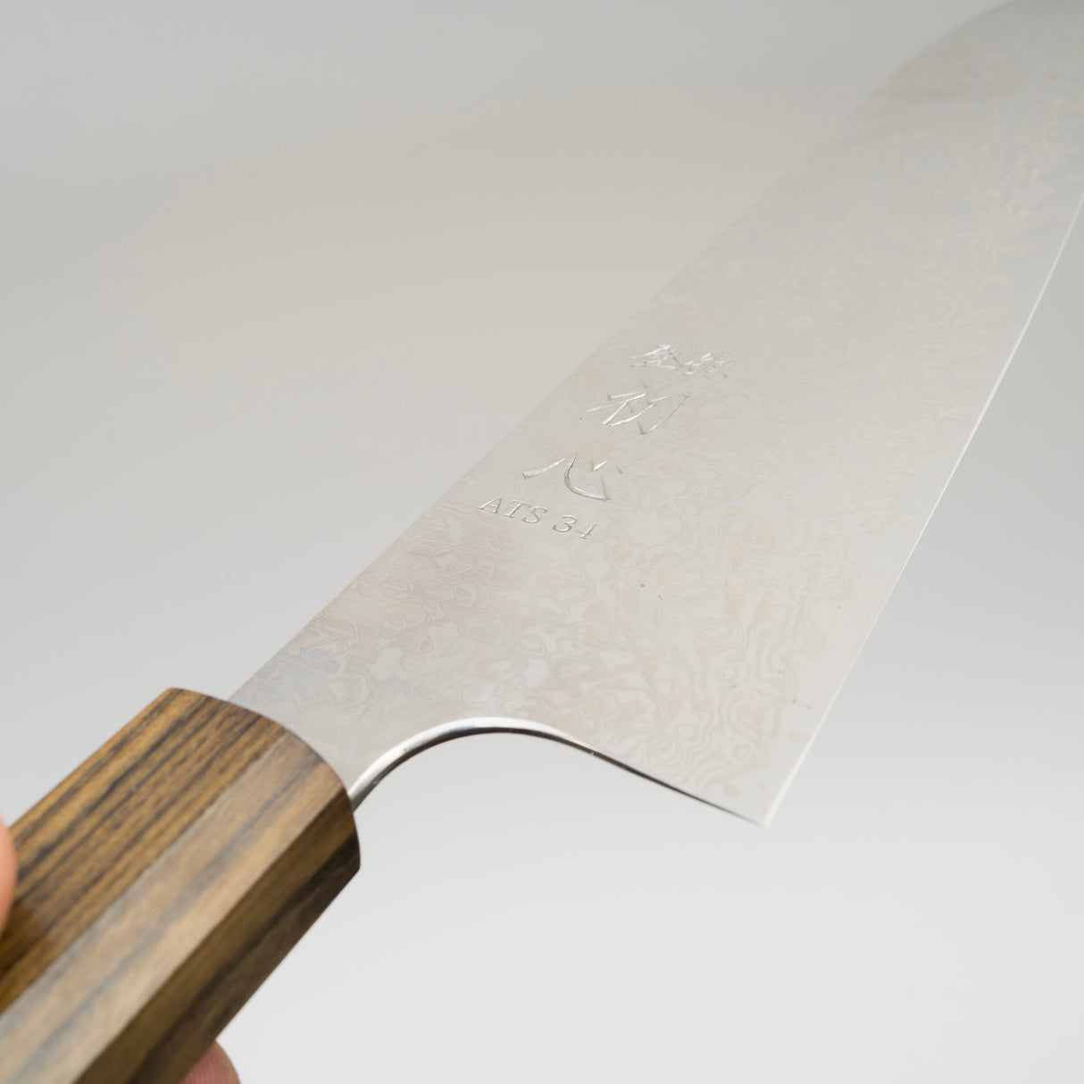 Hatsukokoro Ginga ATS34 Damascus Gyuto 210mm