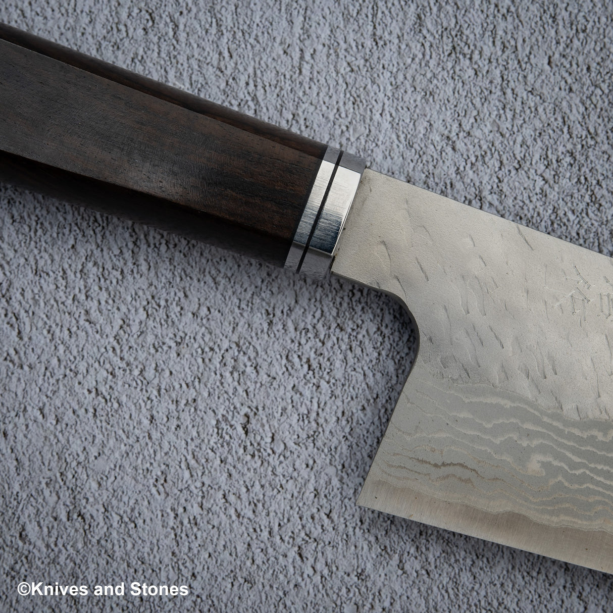 烏木 Nenox 風格 WA 手柄，適用於 Santoku / Bunka / Nakiri