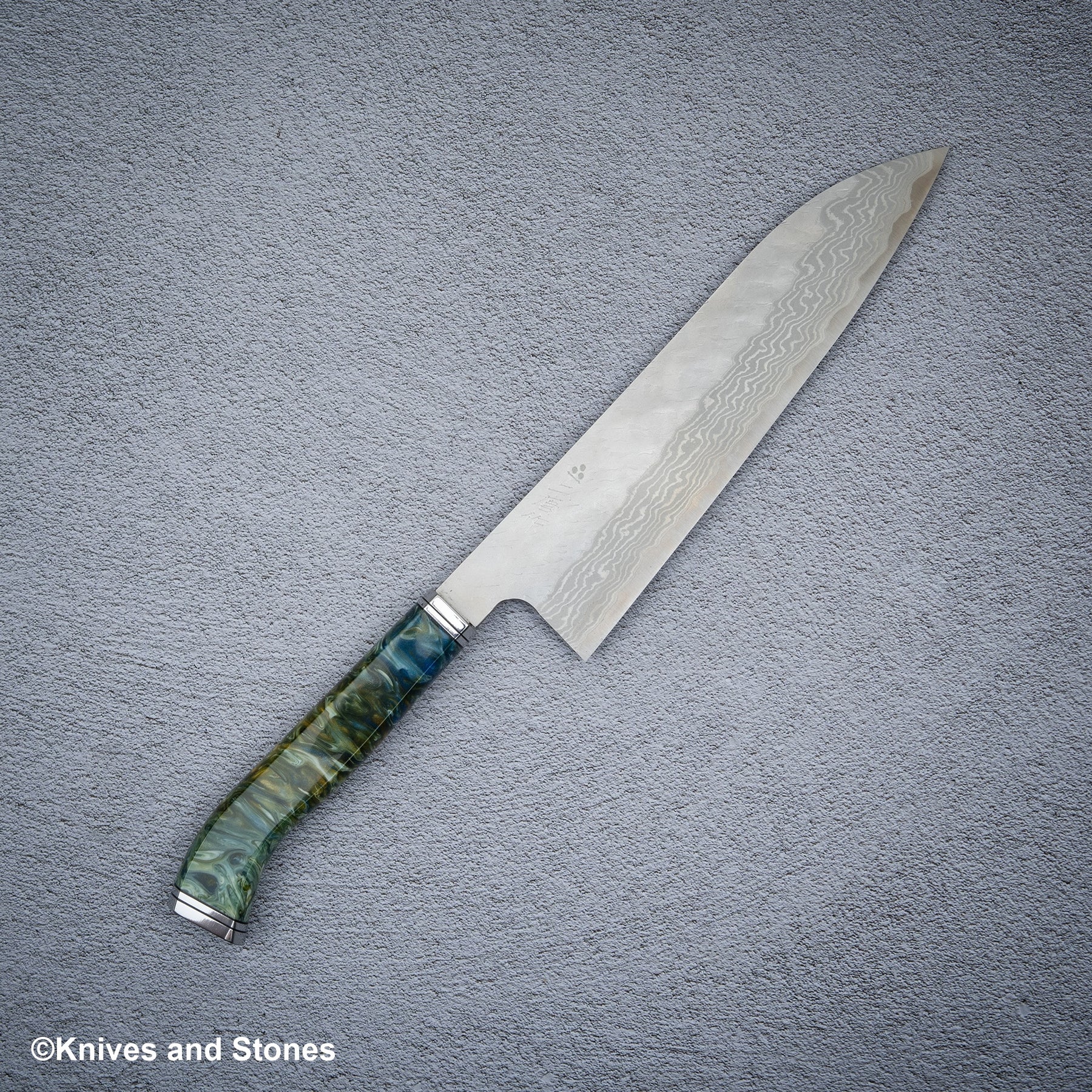 Nenox Cosmic Swirl 雙口金 Japanese knife handle