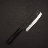 Anryu Aogami 超級錘擊 Kurouchi Nakiri 165mm 黑檀木手柄