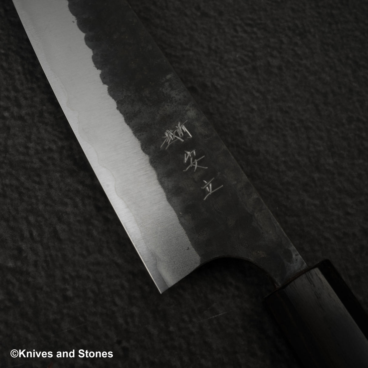 Anryu Aogami Super Tsuchime Kurouchi Petty 150mm 不鏽鋼包覆