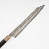 Nigara Anmon 銀山大馬士革 K 尖柳葉 300 毫米，帶有心形手柄