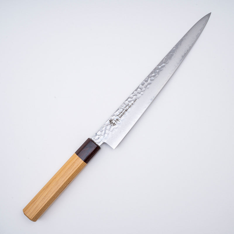 堺孝行 VG-10 筋引 240mm (9.4") 33層鎚目大馬士革 WA刀柄