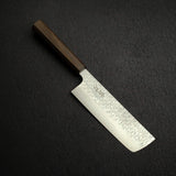 K&S Arare SG2 Nakiri 165mm by Iron Clad, Black Charcate Handle