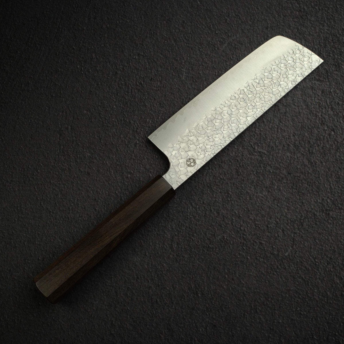 K&S Arare SG2 Nakiri 165mm by Iron Clad, Black Charcate Handle
