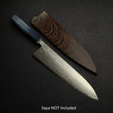 加茂詞朗 墨流 SG2 大馬士革 牛刀 240mm，穩定化捲曲楓木刀柄