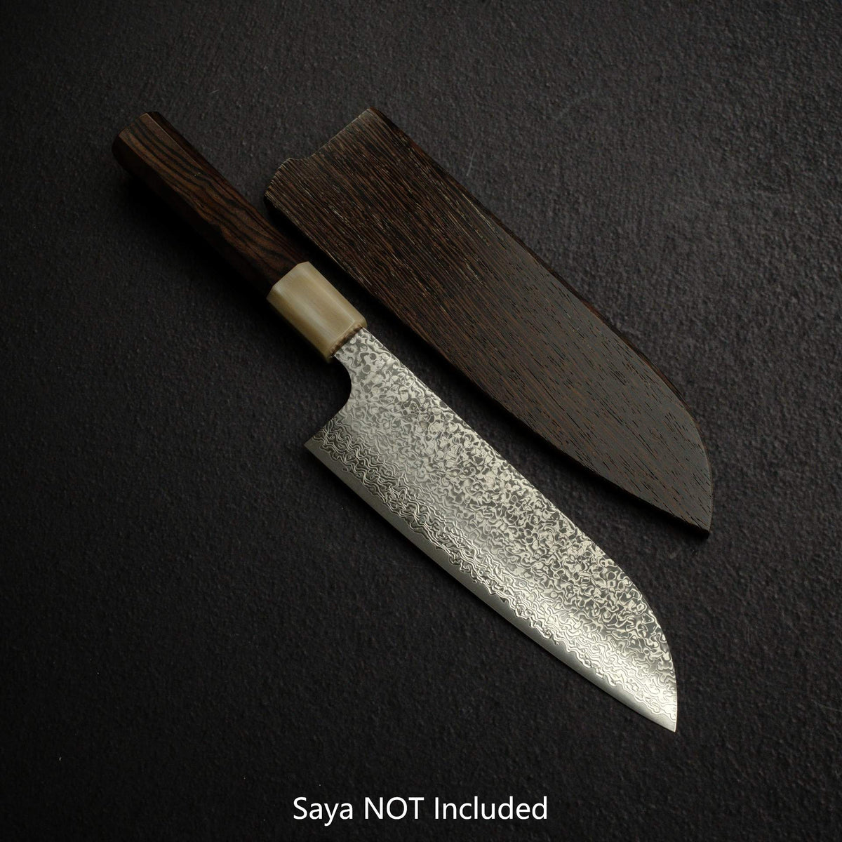 小林圭 SG2 大馬士革 三德刀 170mm，黑檀木柄 牛角柄環