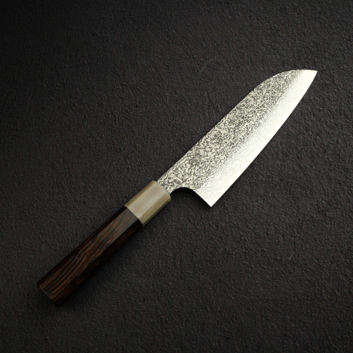 小林圭 SG2 大馬士革 三德刀 170mm，黑檀木柄 牛角柄環