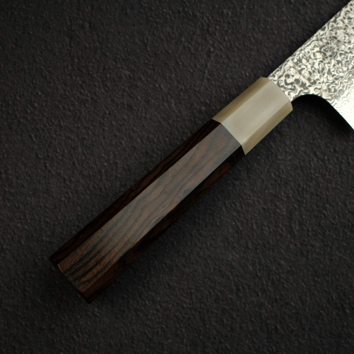 小林圭 SG2 大馬士革 三德刀 170mm，黑檀木柄 牛角柄環