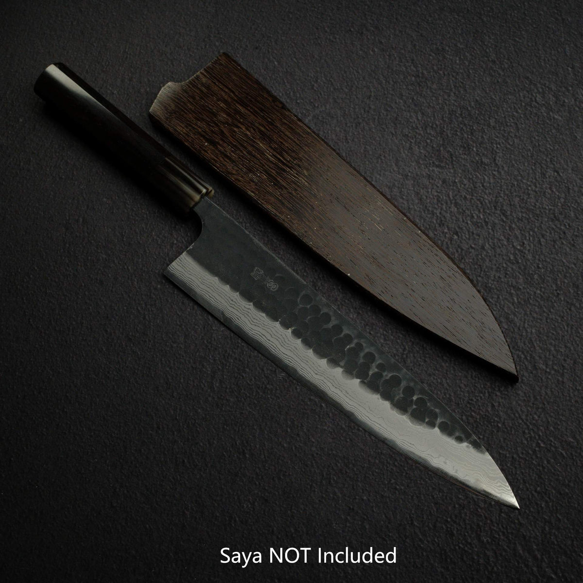 山本直 超級青鋼 黑打 大馬士革 牛刀 240mm