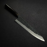 山本直 超級青鋼 黑打 大馬士革 牛刀 240mm