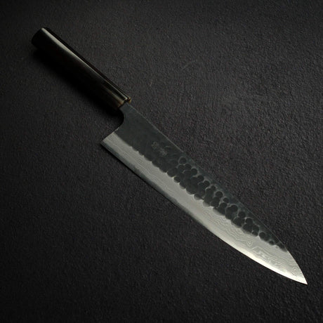 Nao Yamamoto 超級青鋼 黑打 大馬士革 牛刀 240mm