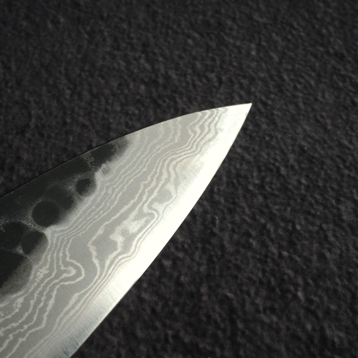 山本直 超級青鋼 黑打 大馬士革 牛刀 240mm