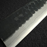 山本直 超級青鋼 黑打 大馬士革 牛刀 240mm