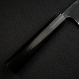 山本直 超級青鋼 黑打 大馬士革 牛刀 240mm